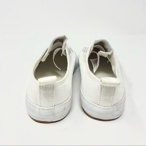 H&m Kids White Laceless Plimsolls Size 11.5 - Picture 5 of 9